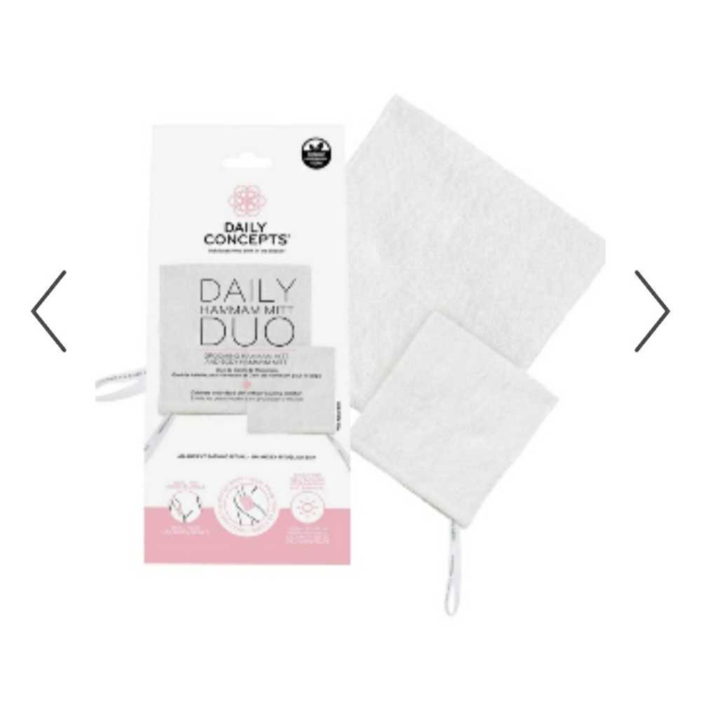 Daily concepts hammam mitt duo